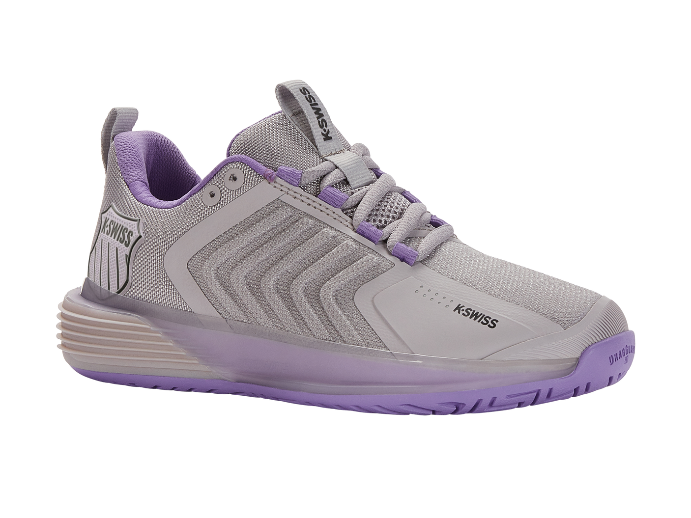Zapatillas K-Swiss Ultrashot 3 para mujer | Gotas de lluvia/Morado cachemir/Noche sin luna