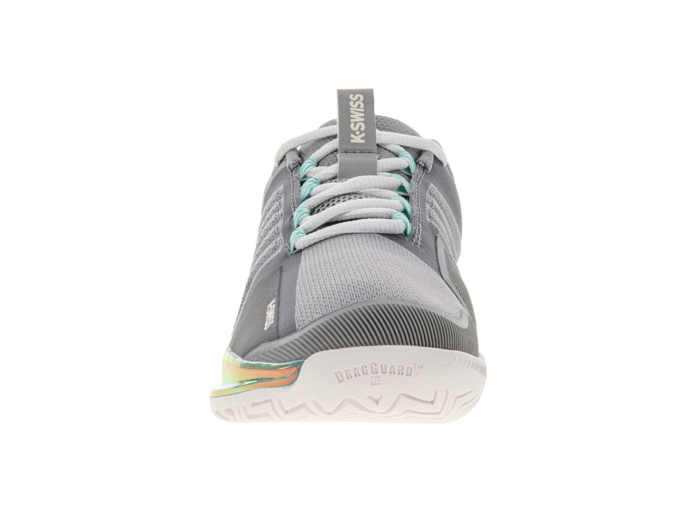 Zapatillas K-Swiss Ultrashot 3 para mujer | Aleación/Blanco brillante/Turquesa