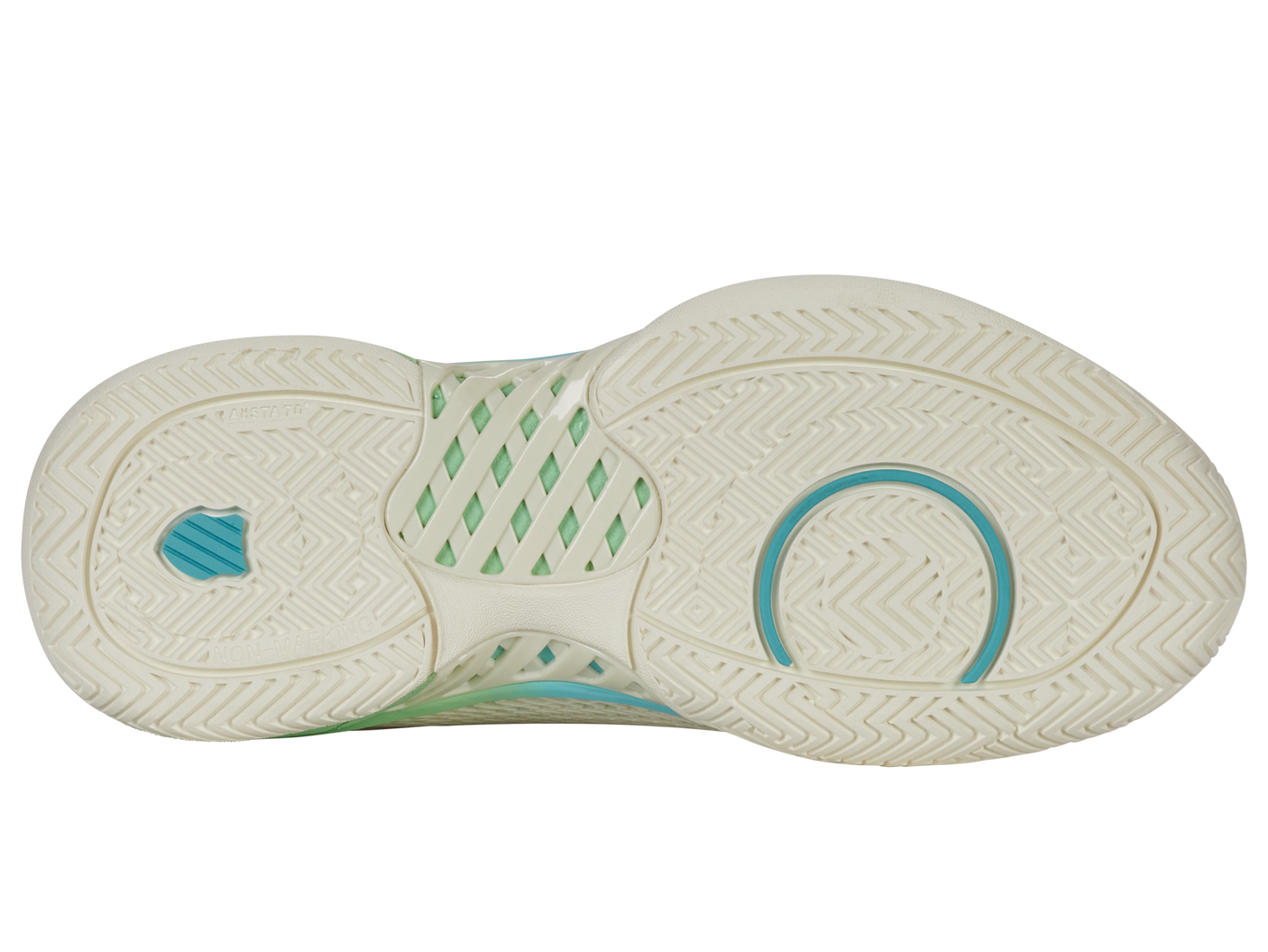 K-Swiss Women's Shoes Express Light Pickleball-Wide | Egret/Patina Green