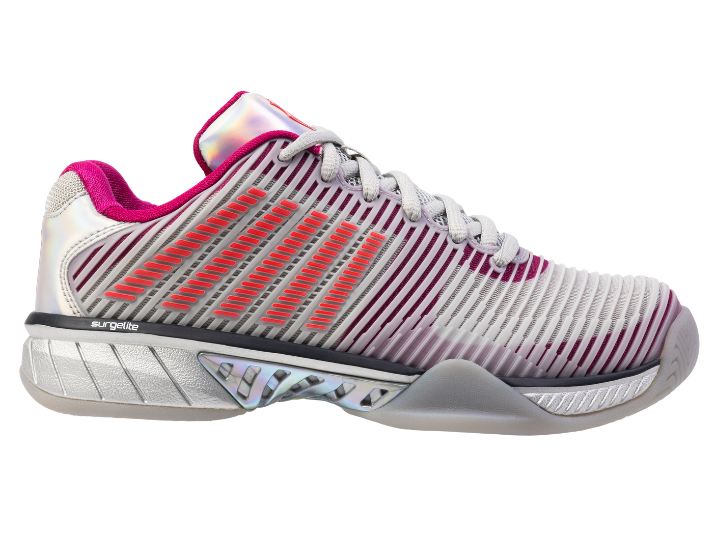 Zapatillas K-Swiss Hypercourt Express 2 Lucky In Love para mujer | Plata/Bruma Harbor/Fruta del dragón