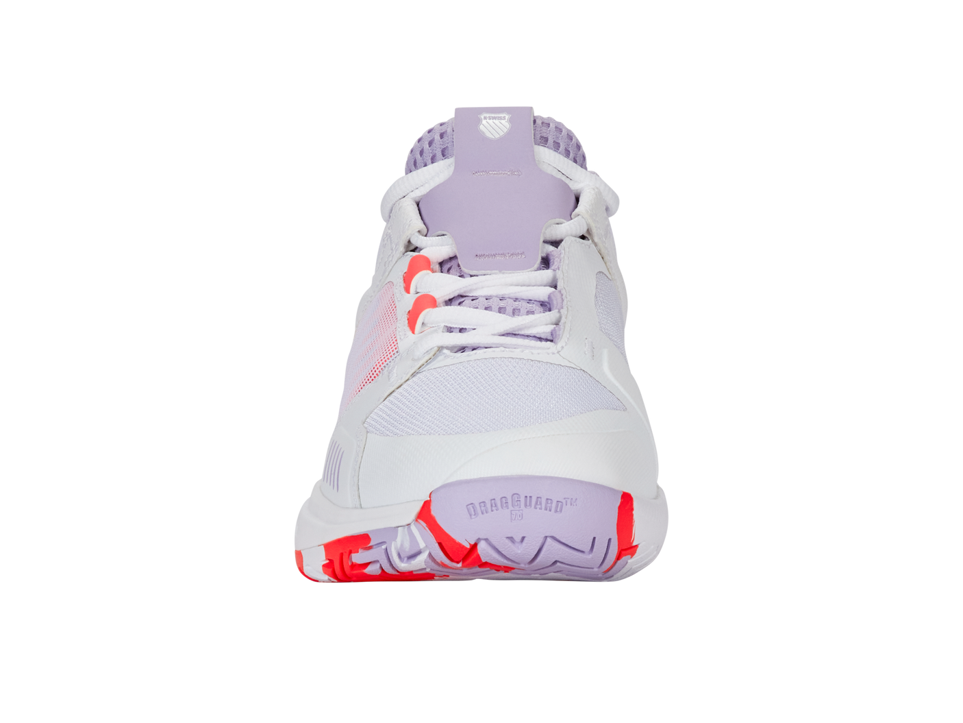 Zapatillas K-Swiss Ultrashot Team para mujer | Blanco/Orquídea Pétalo/Neón Blaze