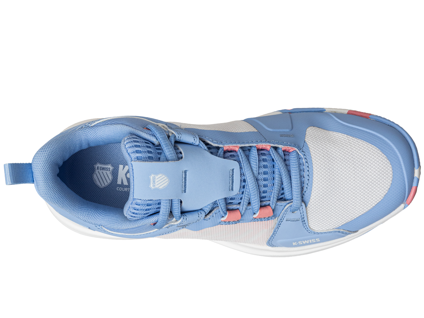 Zapatillas K-Swiss Ultrashot Team para mujer | Aire libre/Blanco brillante/Hielo fresa