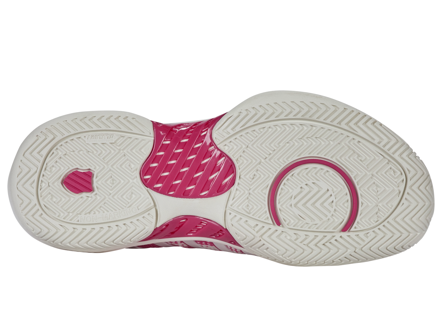 K-Swiss Women's Shoes Pickleball Supreme | Cloud Dancer/Raspberry Sorbet