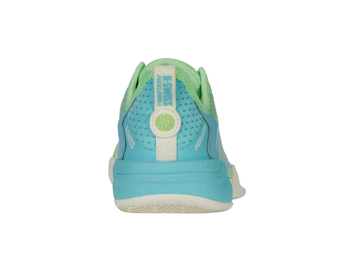 K-Swiss Zapatillas de mujer Pickleball Supreme | Egret/Verde PƔtina