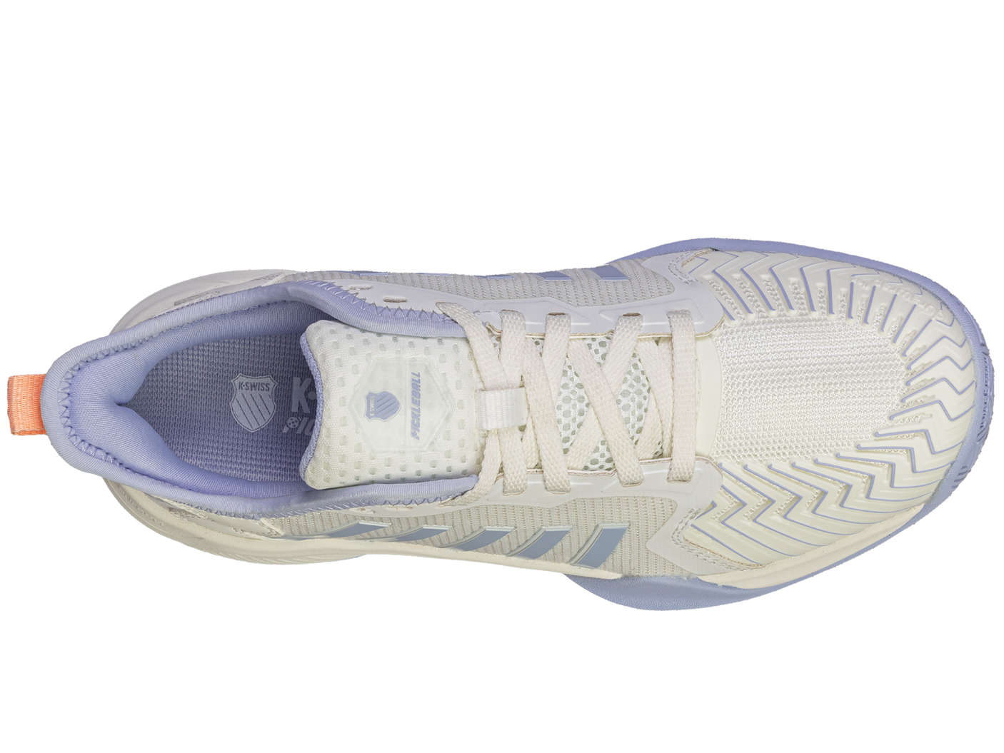 K-Swiss Women's Shoes Pickleball Supreme | White/Heather/Peach Fuzz
