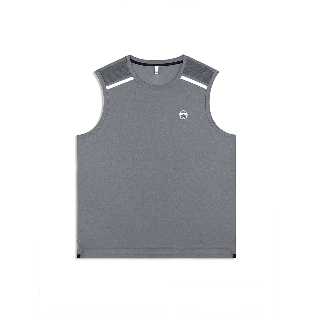 Sergio Tacchini Attivo Damarindo Tank - Quiet Gray
