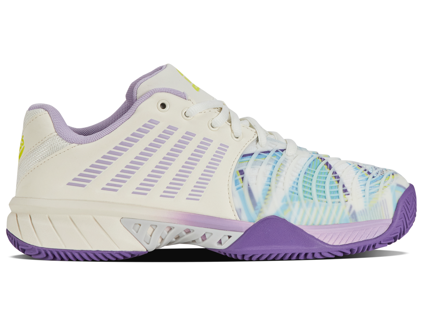K-Swiss Women's Shoes Express Light 3 Padel | Snow White/Purple Heart/Evening Primrose