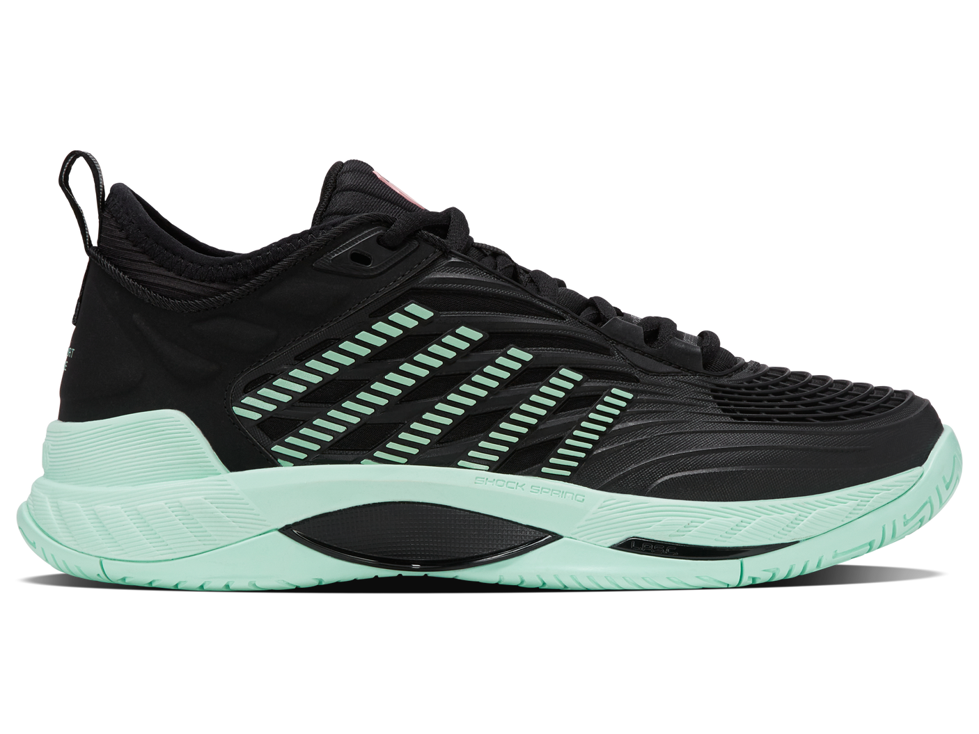 K-Swiss Women's Shoes Hypercourt Supreme 2 | Black/Neon Mint