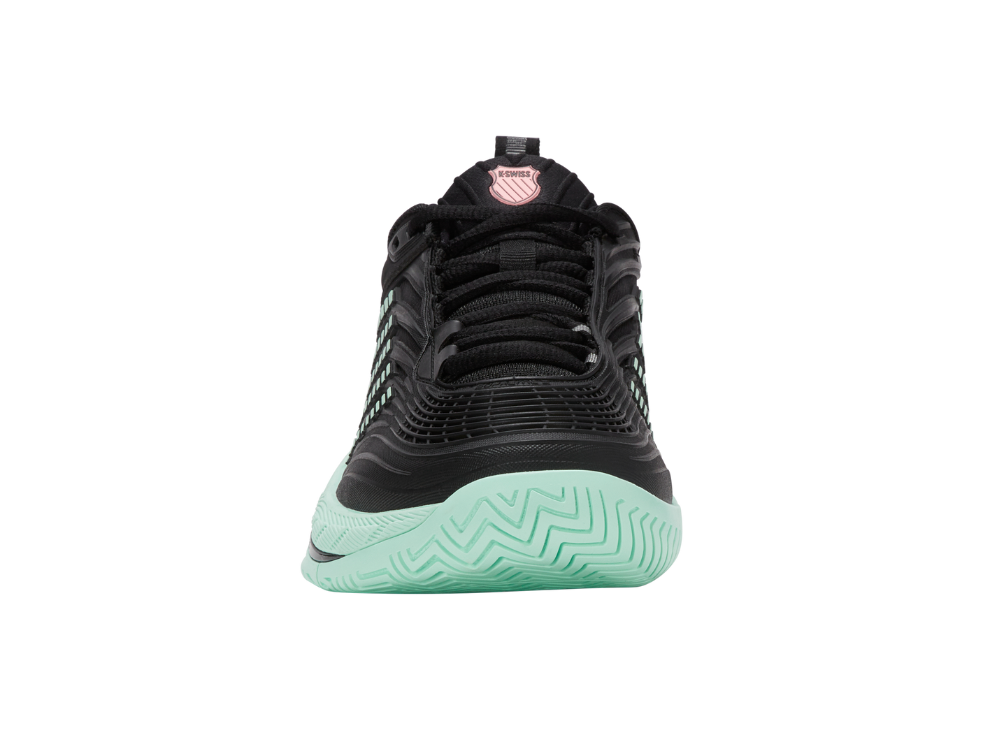 K-Swiss Women's Shoes Hypercourt Supreme 2 | Black/Neon Mint