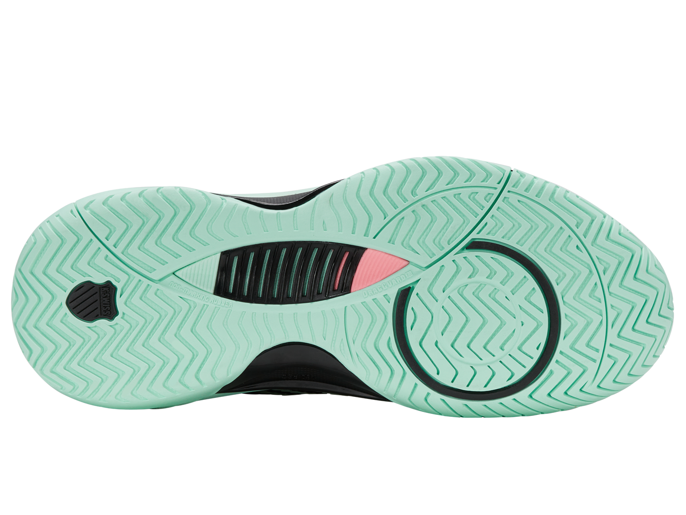K-Swiss Women's Shoes Hypercourt Supreme 2 | Black/Neon Mint