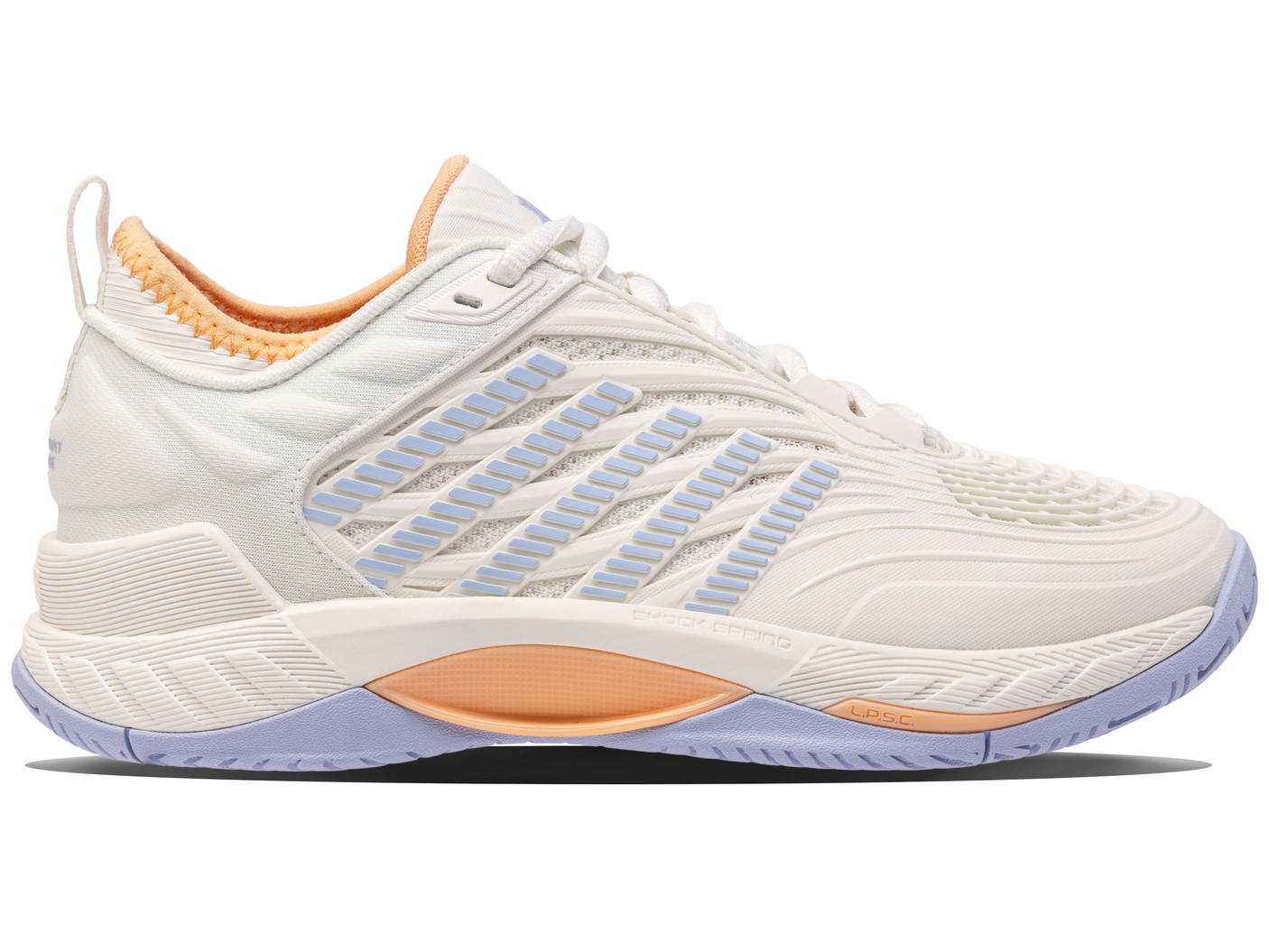 Zapatillas K-Swiss Hypercourt Supreme 2 para mujer | Blanco estrella/Jaspeado/Piel de melocotón