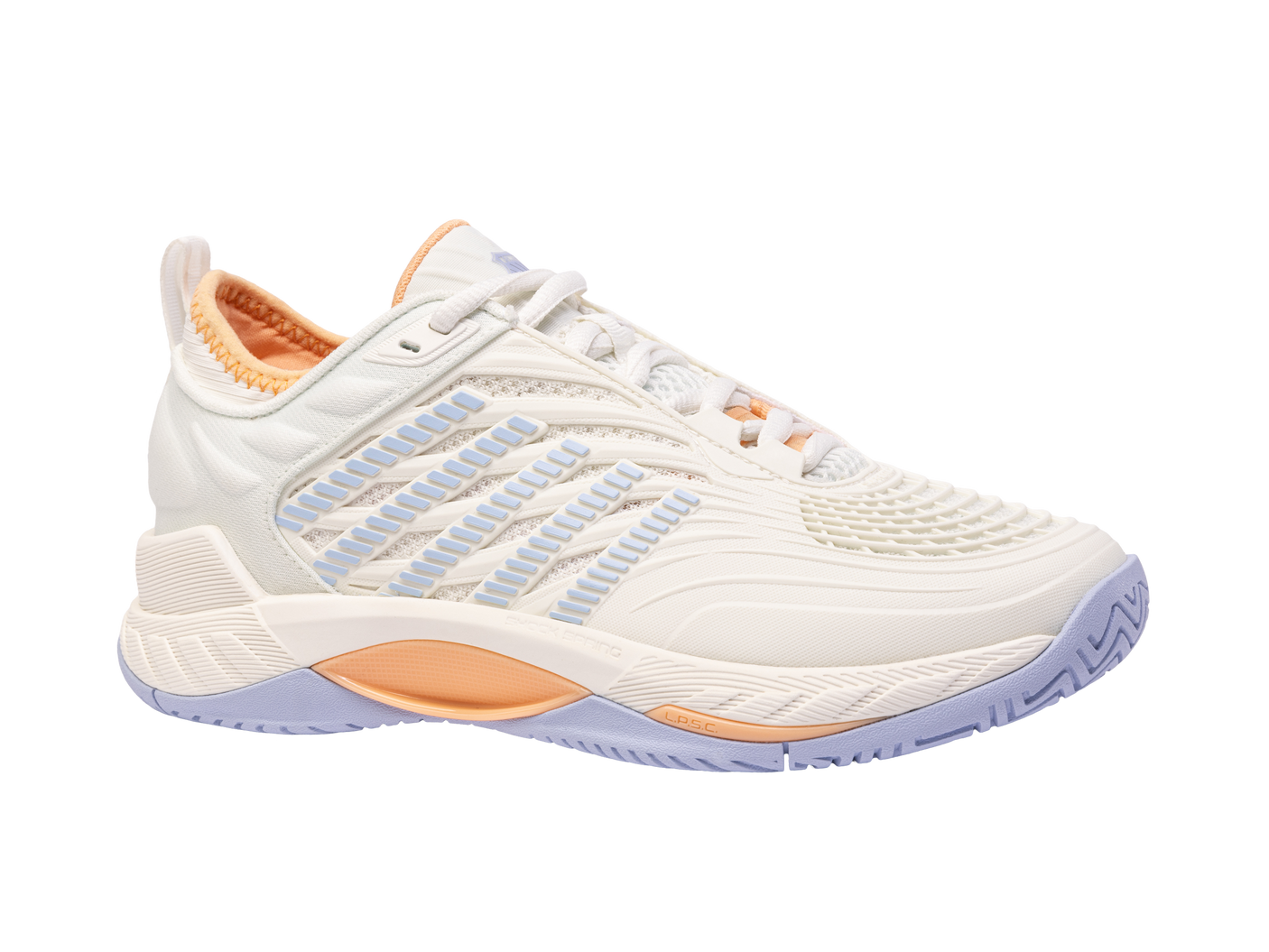 Zapatillas K-Swiss Hypercourt Supreme 2 para mujer | Blanco estrella/Jaspeado/Piel de melocotón