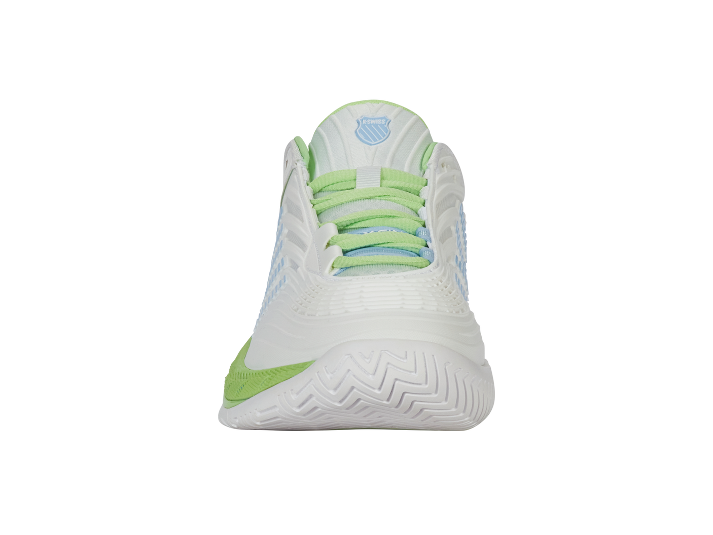 Zapatillas K-Swiss Hypercourt Supreme 2 para mujer | Blanco Lucent/Canal holandés/Verde paraíso