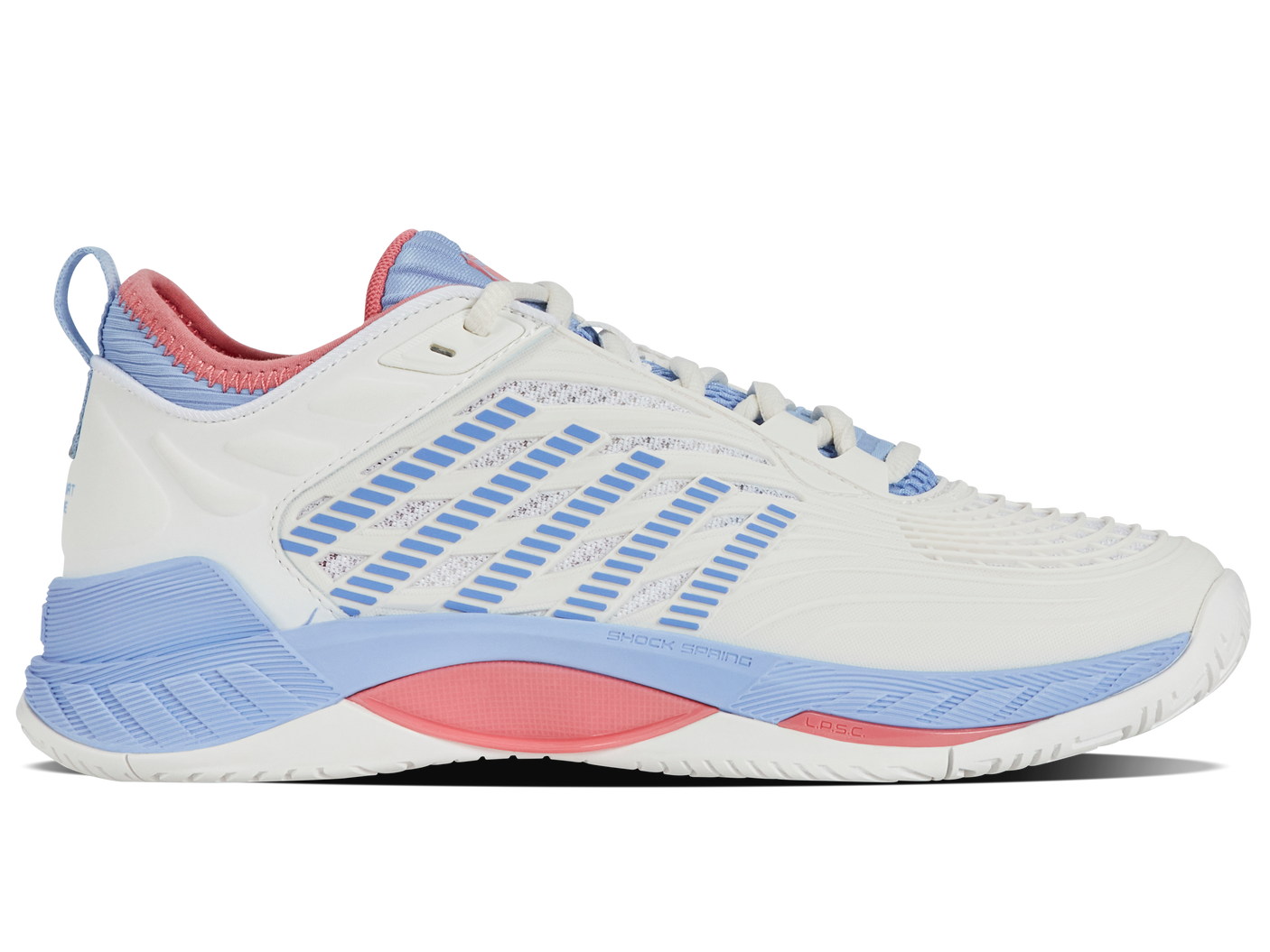 K-Swiss Women's Shoes Hypercourt Supreme 2 | Bright White/Open Air/Strawberry Ice