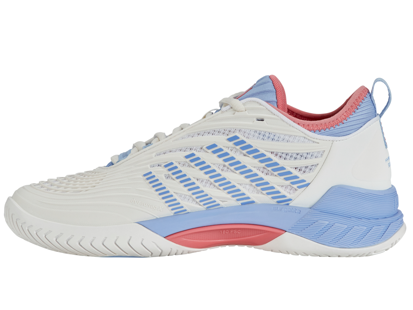K-Swiss Women's Shoes Hypercourt Supreme 2 | Bright White/Open Air/Strawberry Ice