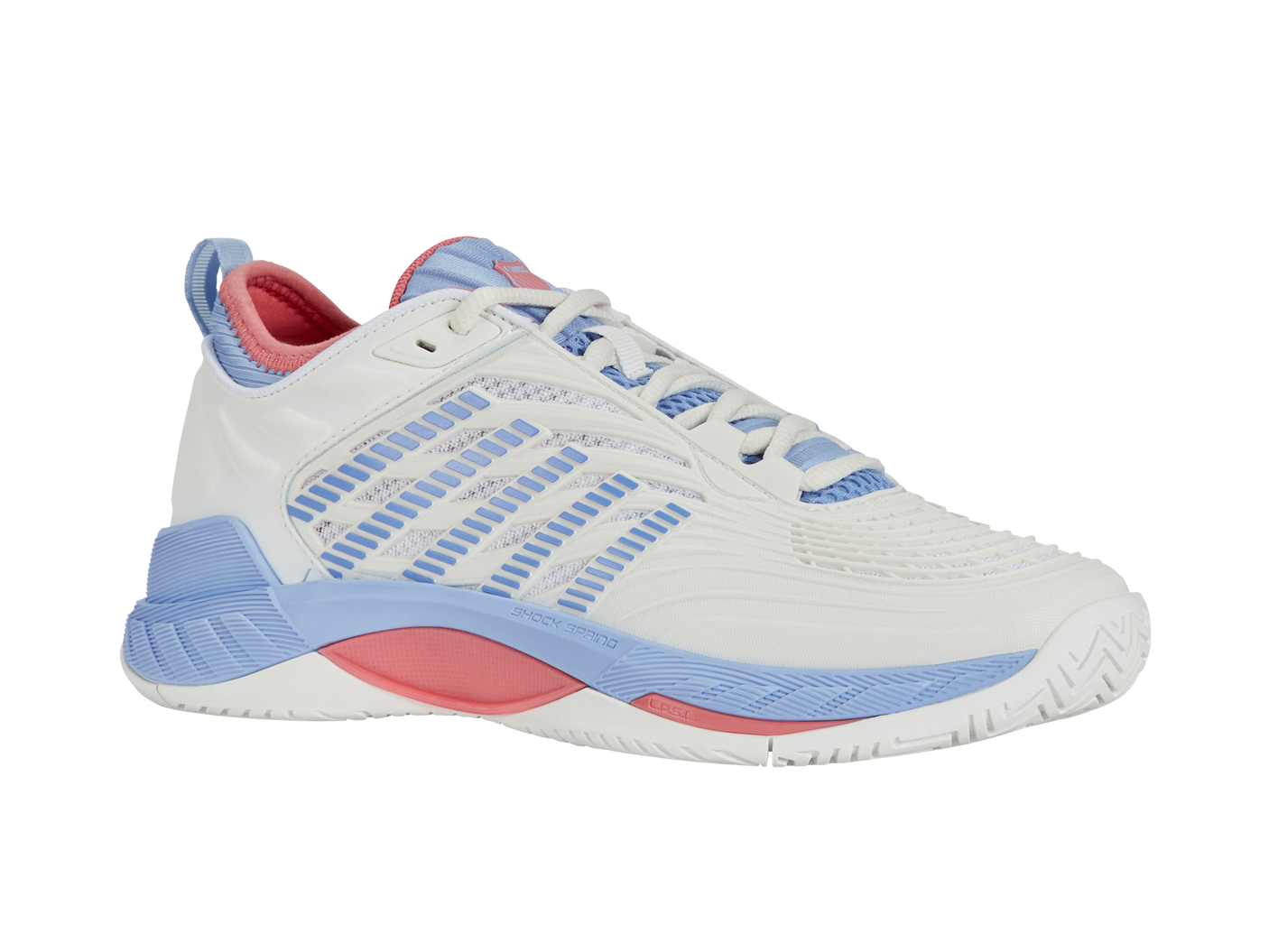 K-Swiss Women's Shoes Hypercourt Supreme 2 | Bright White/Open Air/Strawberry Ice