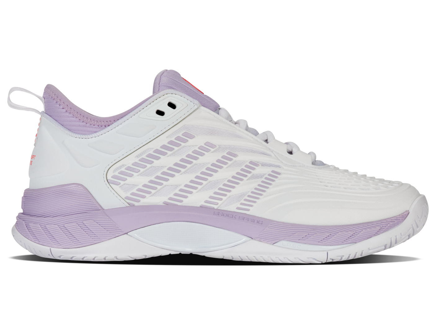 Zapatillas K-Swiss Hypercourt Supreme 2 para mujer | Blanco/Orquídea Pétalo/Neón Blaze