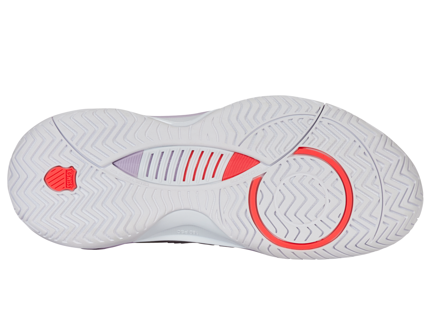 Zapatillas K-Swiss Hypercourt Supreme 2 para mujer | Blanco/Orquídea Pétalo/Neón Blaze