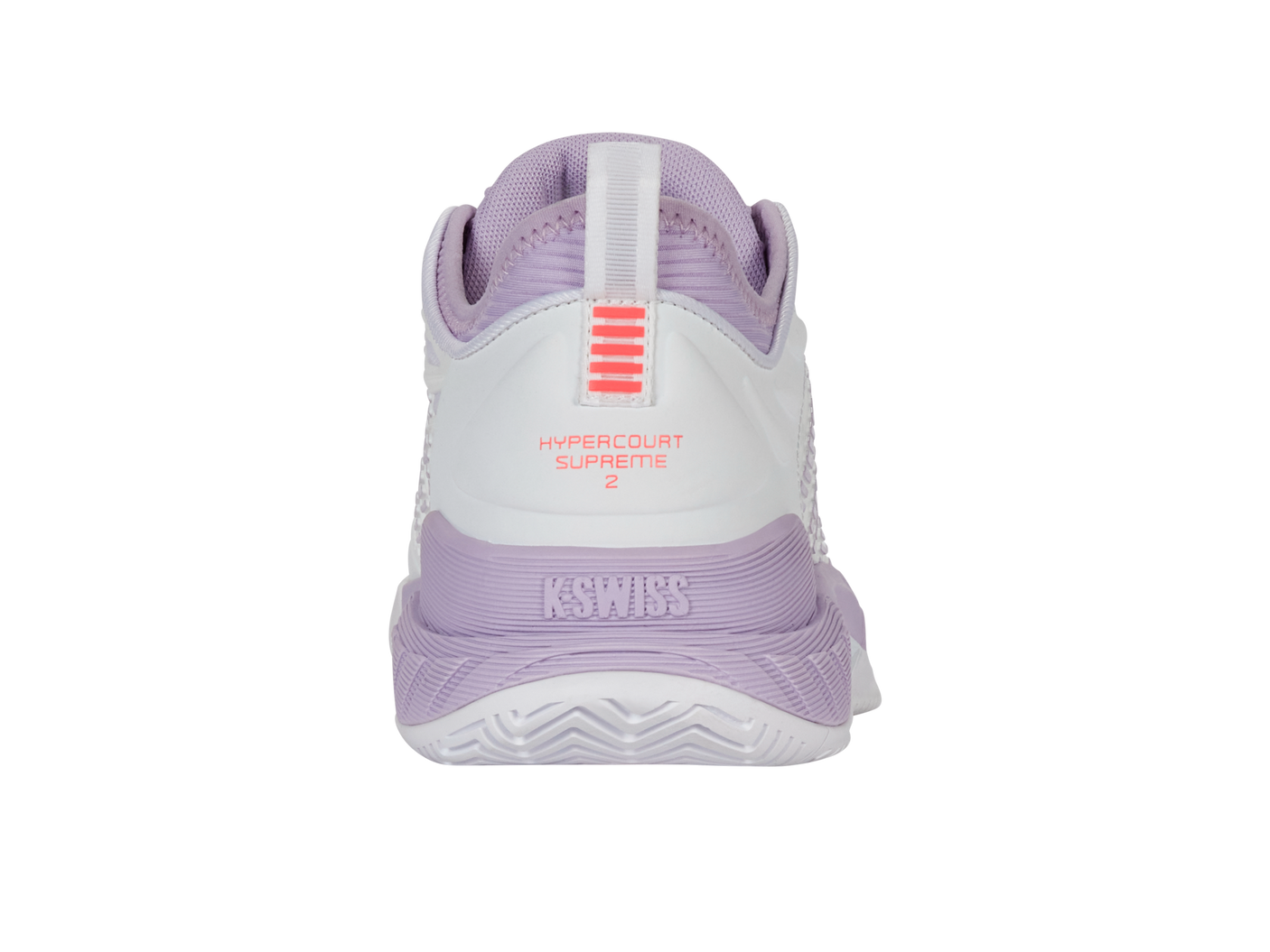 Zapatillas K-Swiss Hypercourt Supreme 2 para mujer | Blanco/Orquídea Pétalo/Neón Blaze