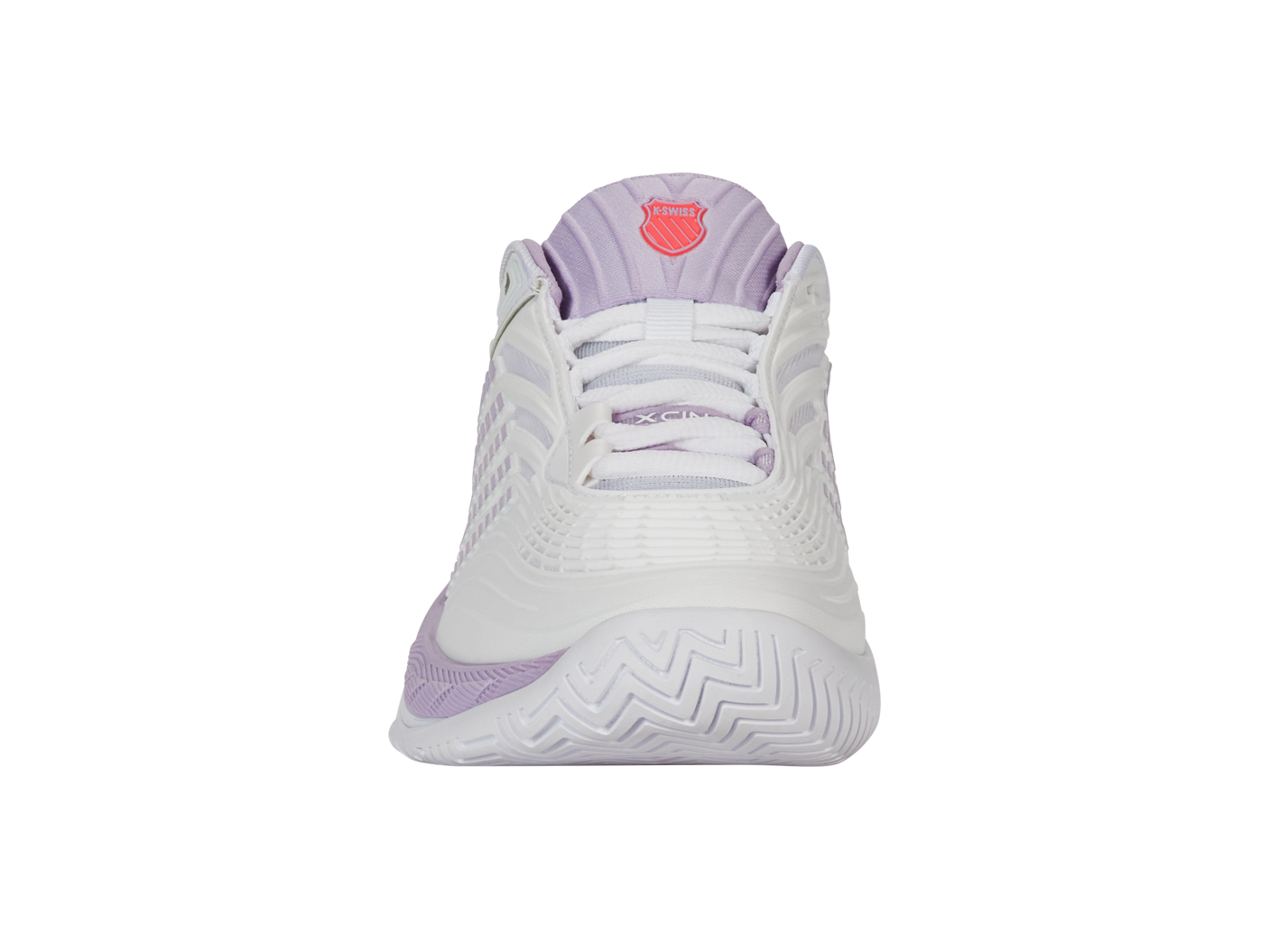 Zapatillas K-Swiss Hypercourt Supreme 2 para mujer | Blanco/Orquídea Pétalo/Neón Blaze
