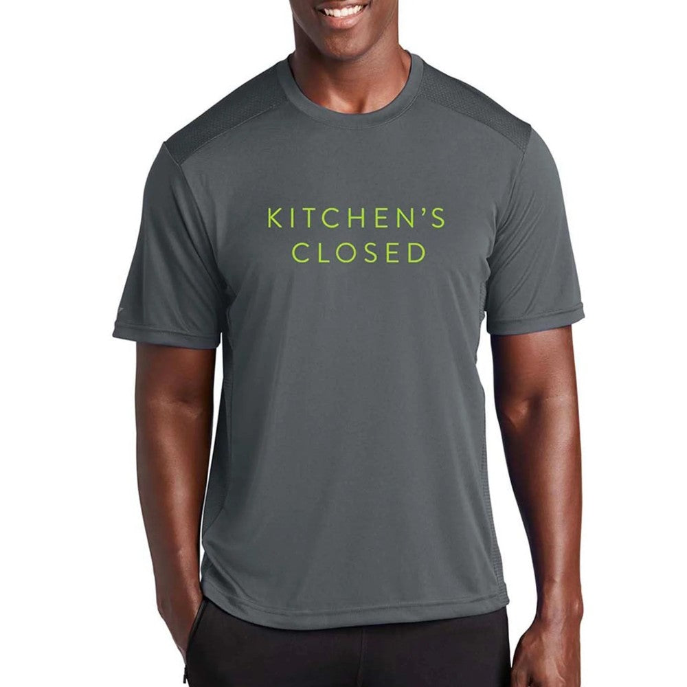 Swinton Pickleball - Men's Kitchen's Closed Performance Shirt Gray