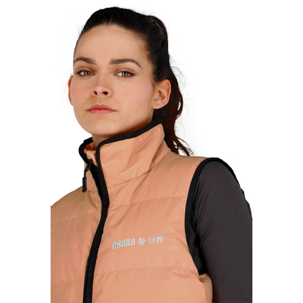 Osaka Women Padded Gilet | Peach