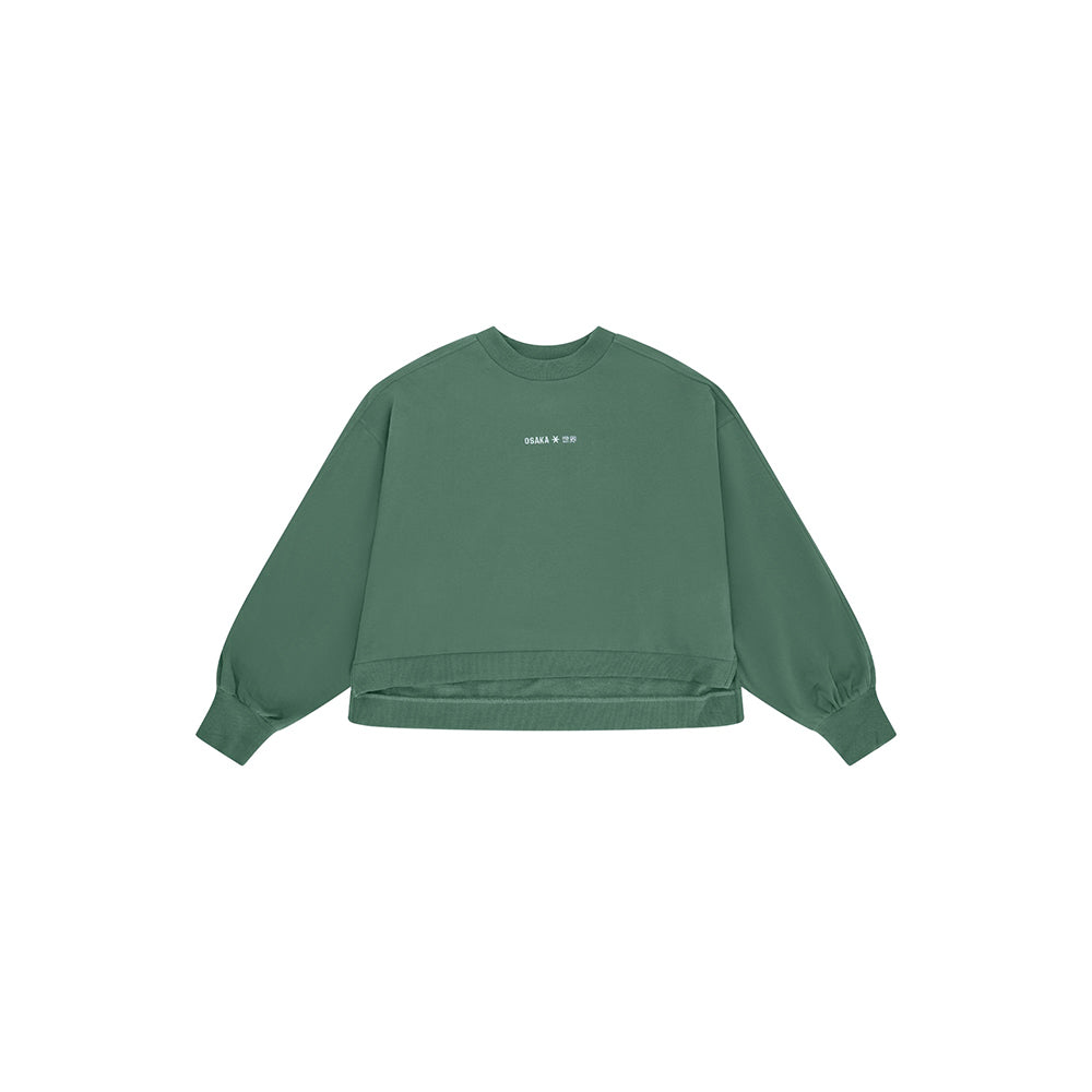 Osaka Women Cropped Sweater | Bayou Green