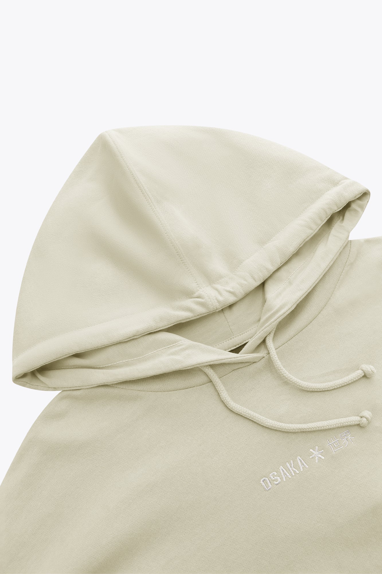 Osaka Women Cropped Hoodie | Warm Grey