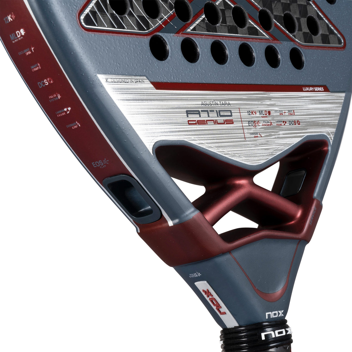 Nox Padel Racket AT10 Genius 12K 25 by Agustin Tapia