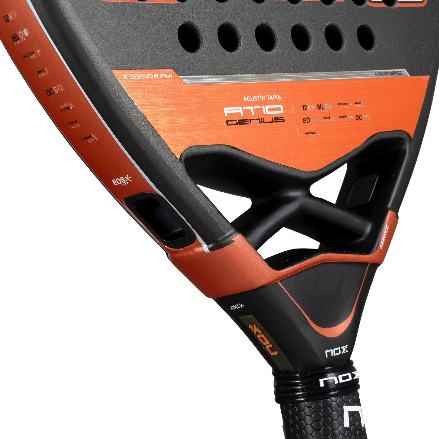 Nox Padel Racket AT10 Genius Attack 12K 25 by Agustin Tapia