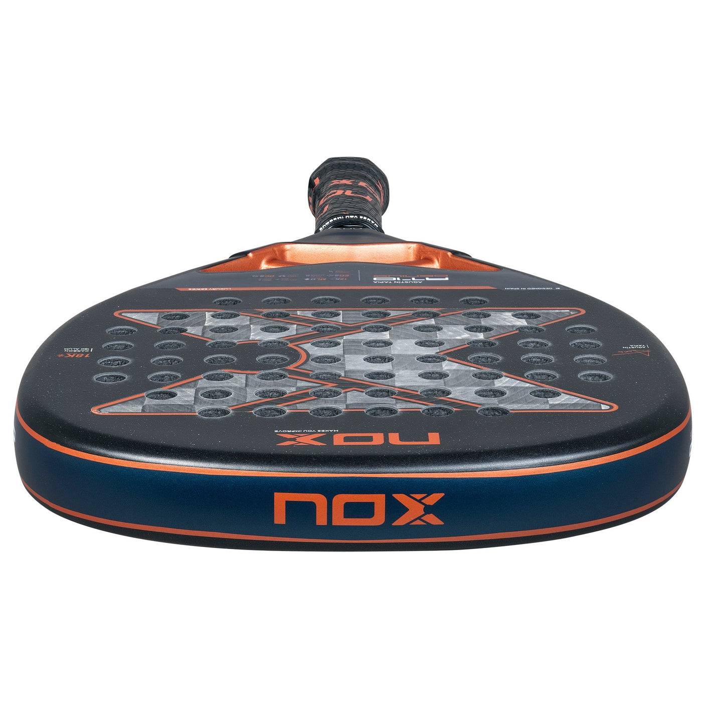Nox Padel Racket AT10 Genius Attack 18K Alum 25 by Agustin Tapia