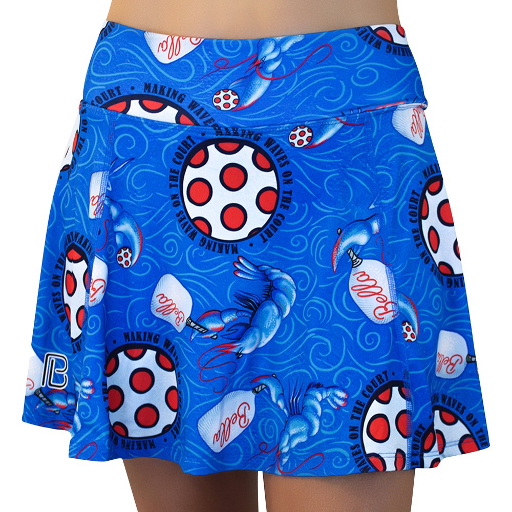 Falda pantalón Bella Aline de Picckleball, Monstruo Langosta