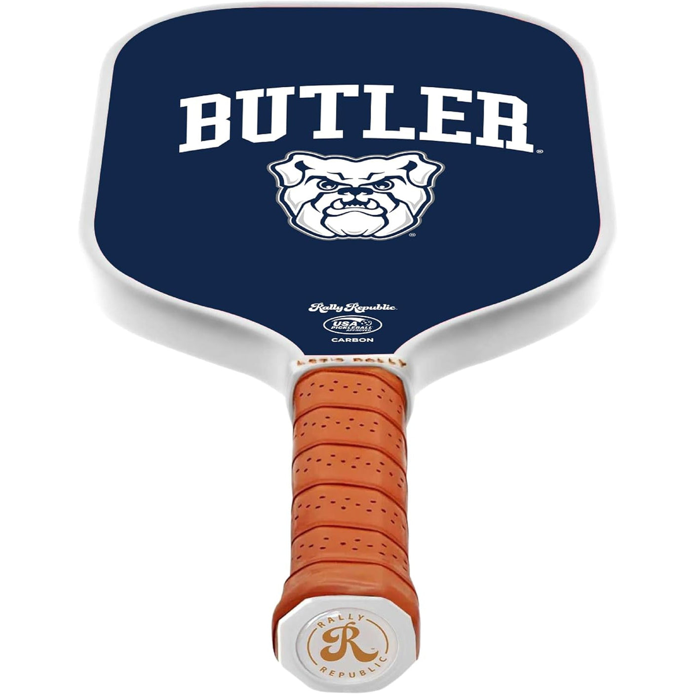 Rally Republic PIckleball Paddle - Butler Bulldogs Midnight Bulldog Head