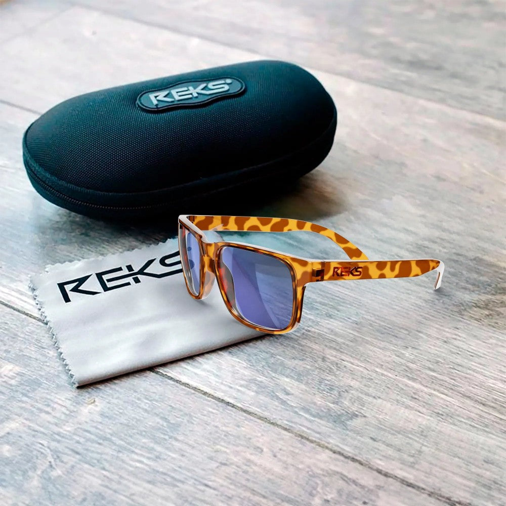 Reks Tortoise Sport Prescription Polarized Polycarbonate Sunglasses