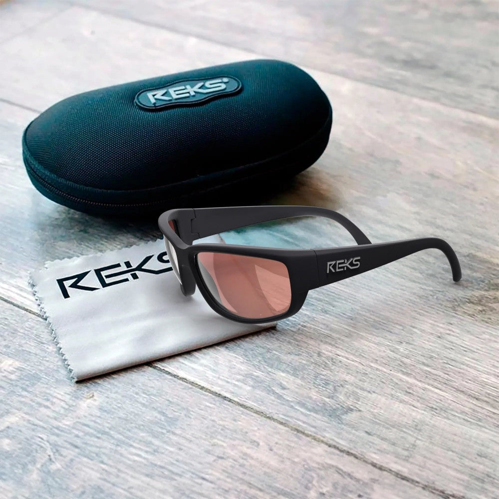 Reks Wrap Around Polarized Polycarbonate Sunglasses