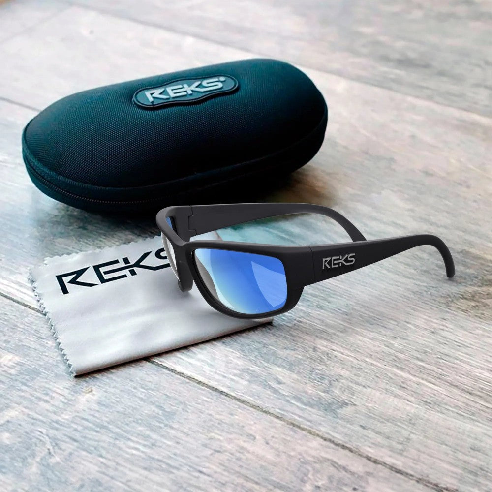 Reks Wrap Around Prescription Polarized Polycarbonate Sunglasses