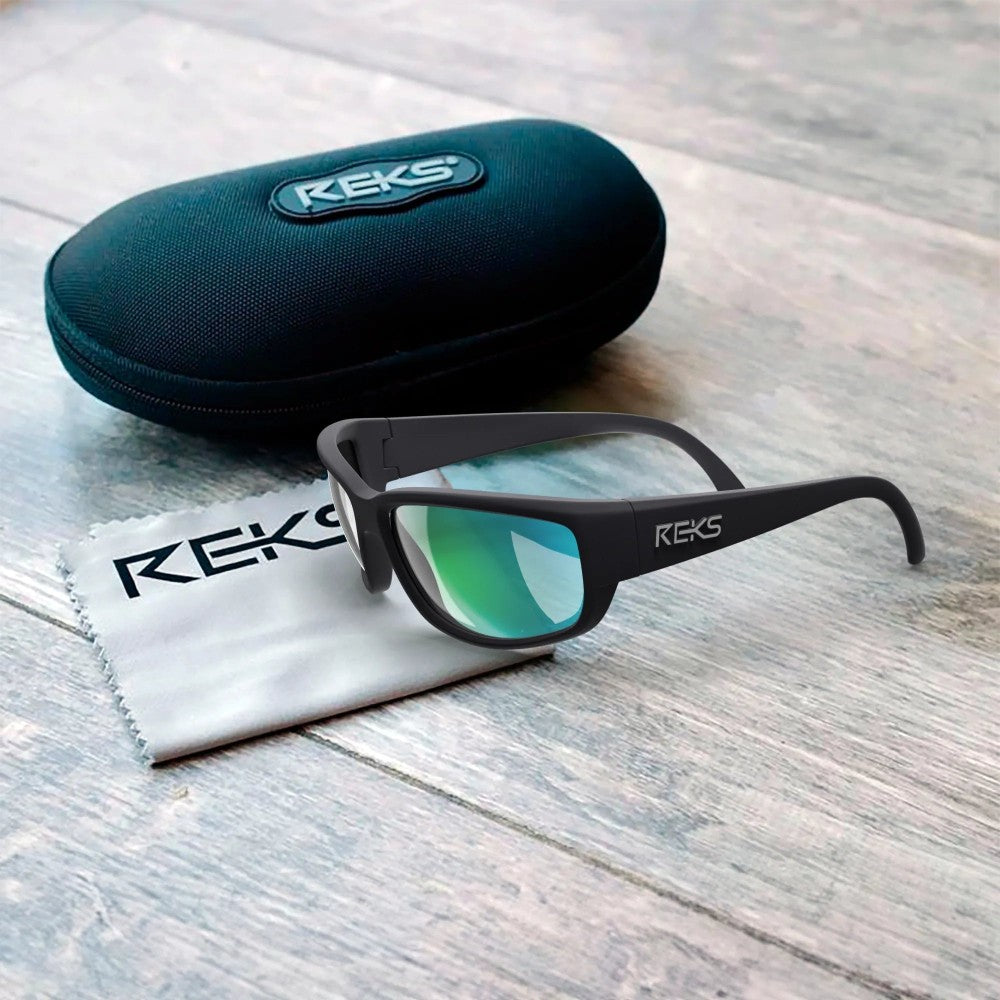 Reks Wrap Around Prescription Polarized Polycarbonate Sunglasses