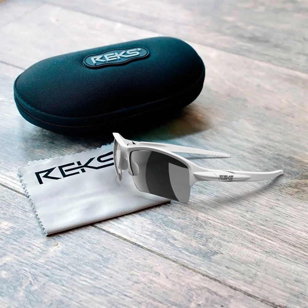 Reks White Sling XM Prescription Polycarbonate Sunglasses