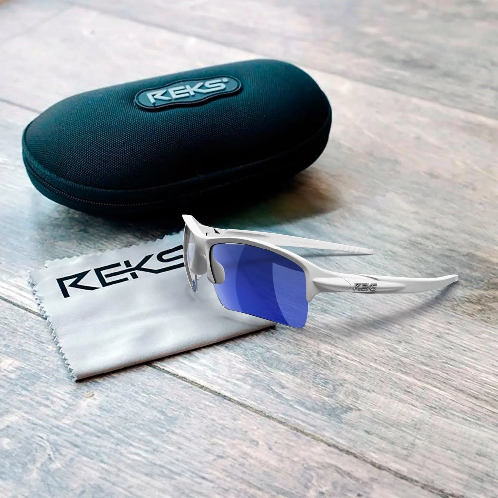 Reks White Sling XM Prescription Polycarbonate Sunglasses