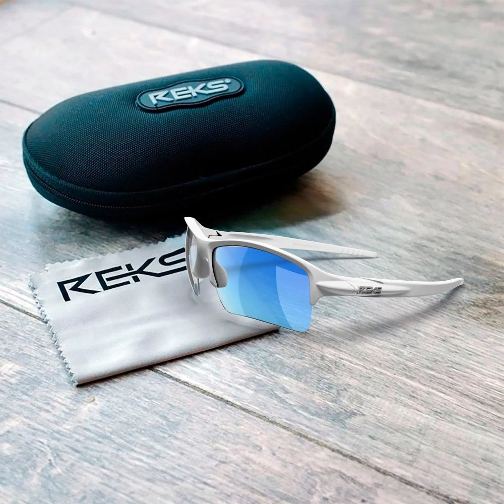 Reks White Sling XM Prescription Polycarbonate Sunglasses