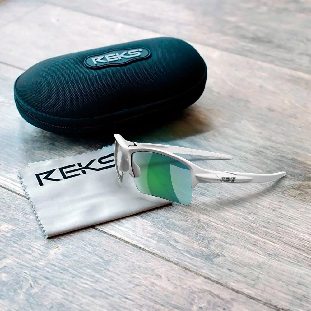 Reks White Sling XM Prescription Polycarbonate Sunglasses