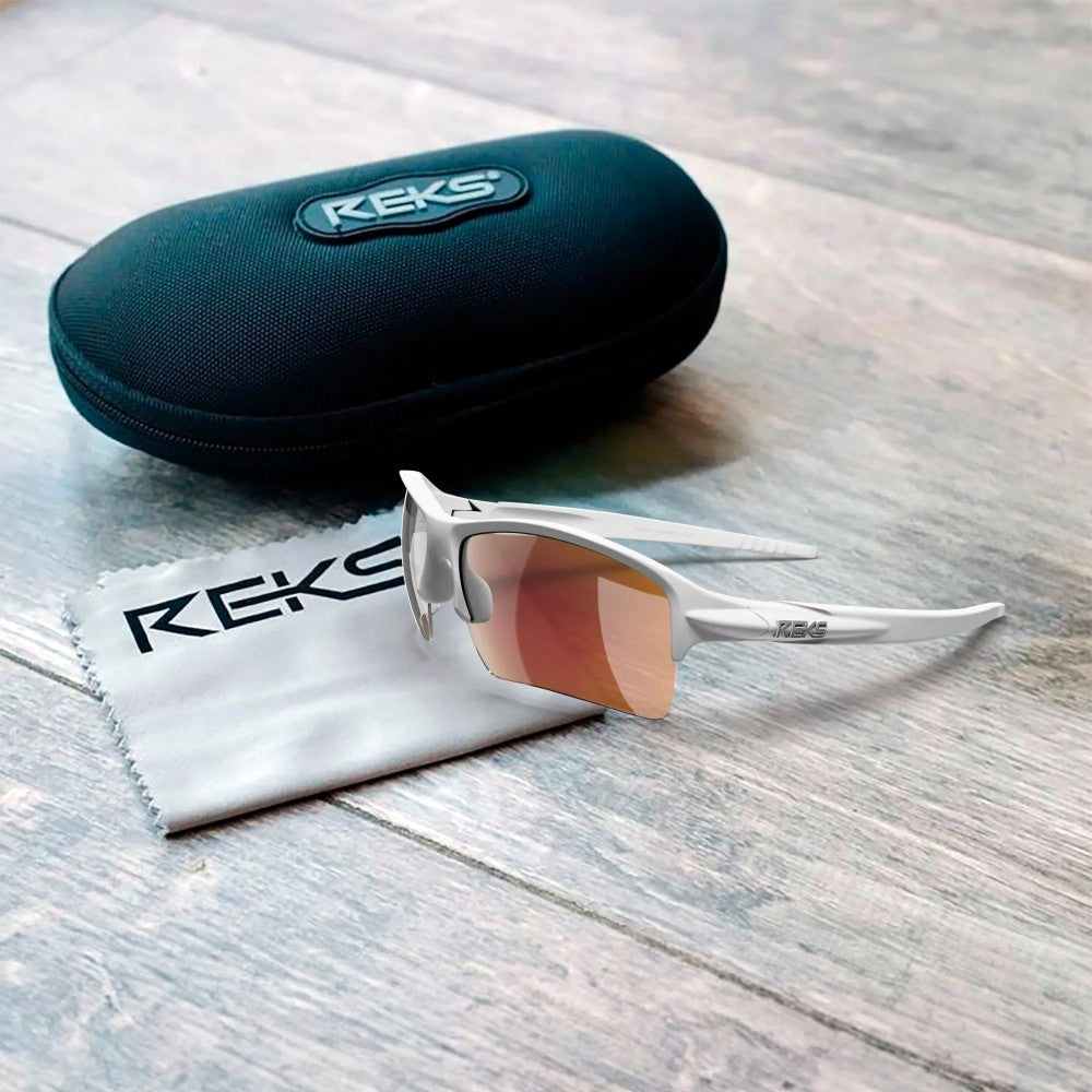 Reks White Sling XM Prescription Polycarbonate Sunglasses