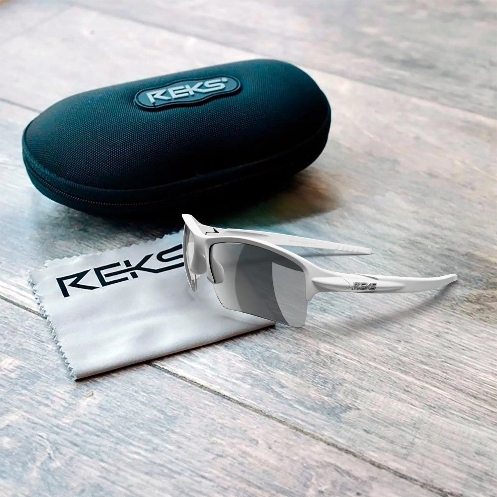 Reks White Sling XM Prescription Polycarbonate Sunglasses