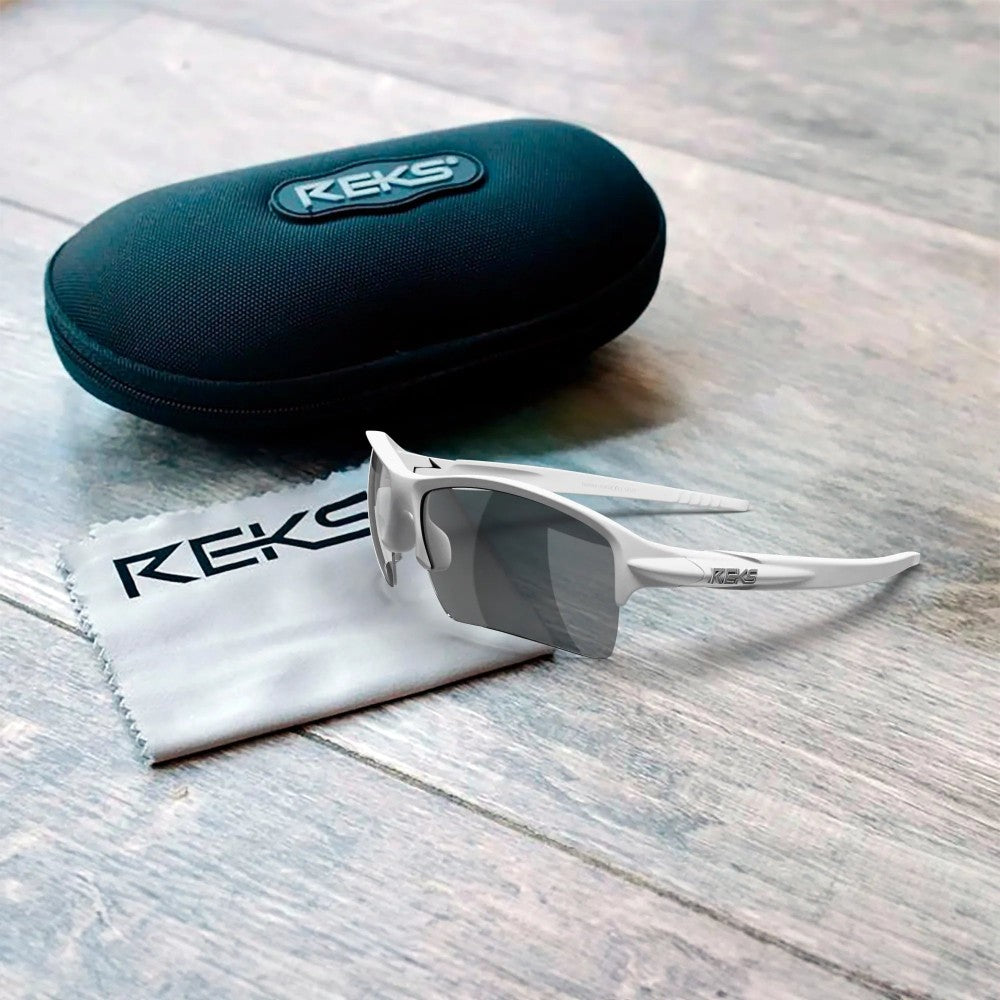 Reks White Sling XM Prescription Polycarbonate Sunglasses