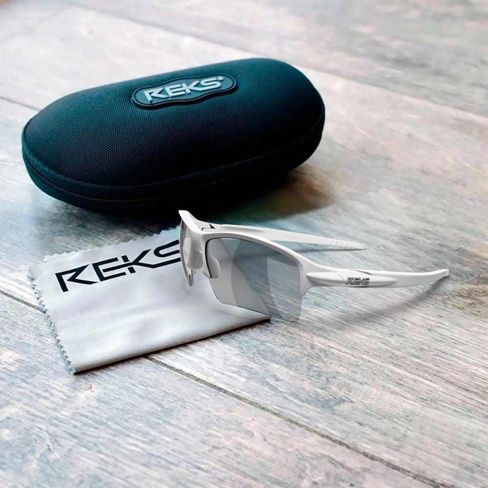 Reks White Sling XM Prescription Polycarbonate Sunglasses