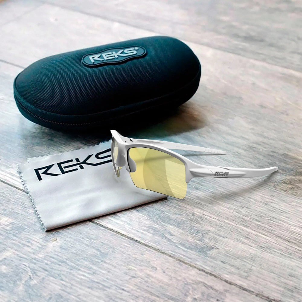 Reks White Sling XM Prescription Polycarbonate Sunglasses