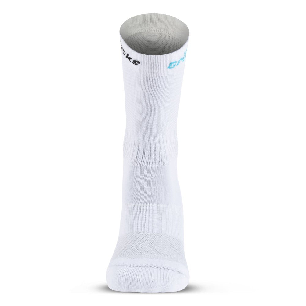 GripSocks for Basketball - Crew Height - White