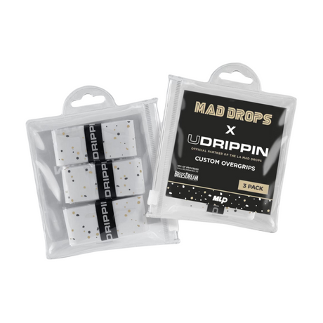 UDRIPPIN Drew Brees x MAD DROPS - NOLA White Custom Grips