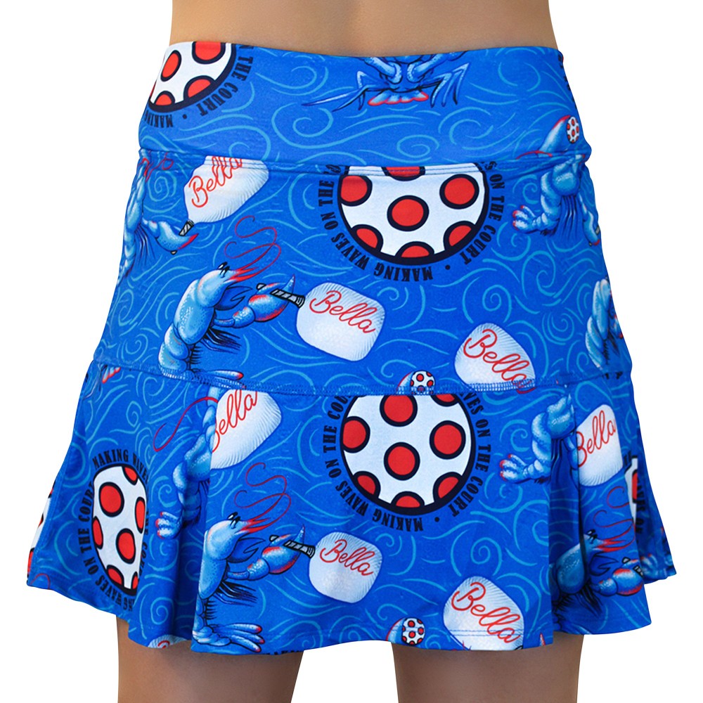 Falda pantalón plisada Picckleball Bella Lobster Monster