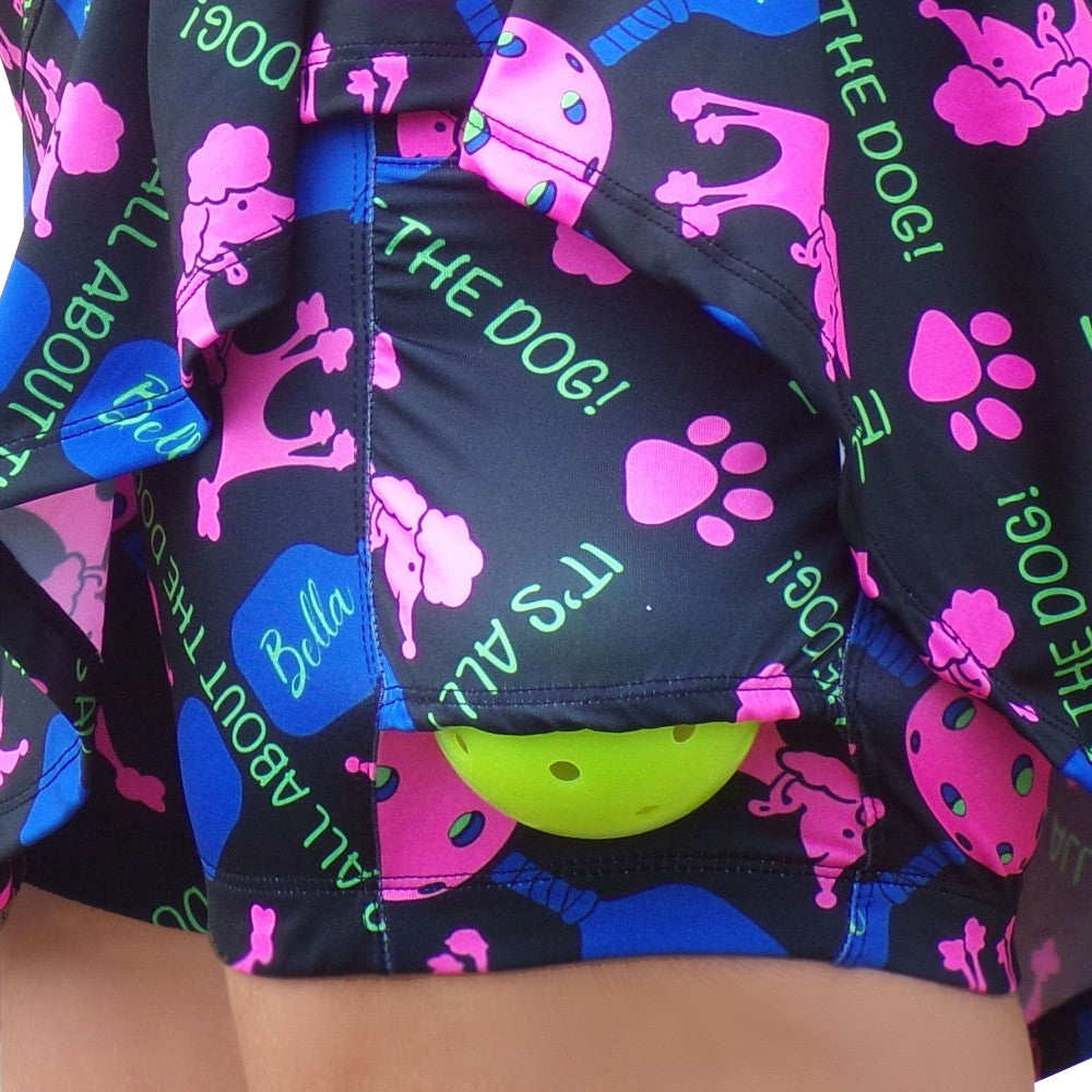 Falda pantalón plisada Pickles Bella de pickleball